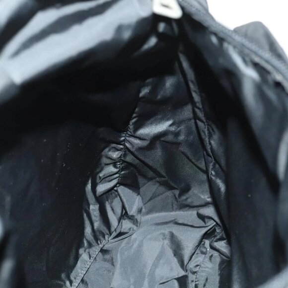 PRADA Sports Shoulder Bag Nylon Black Silver Auth bs26885 - Picture 11 of 16